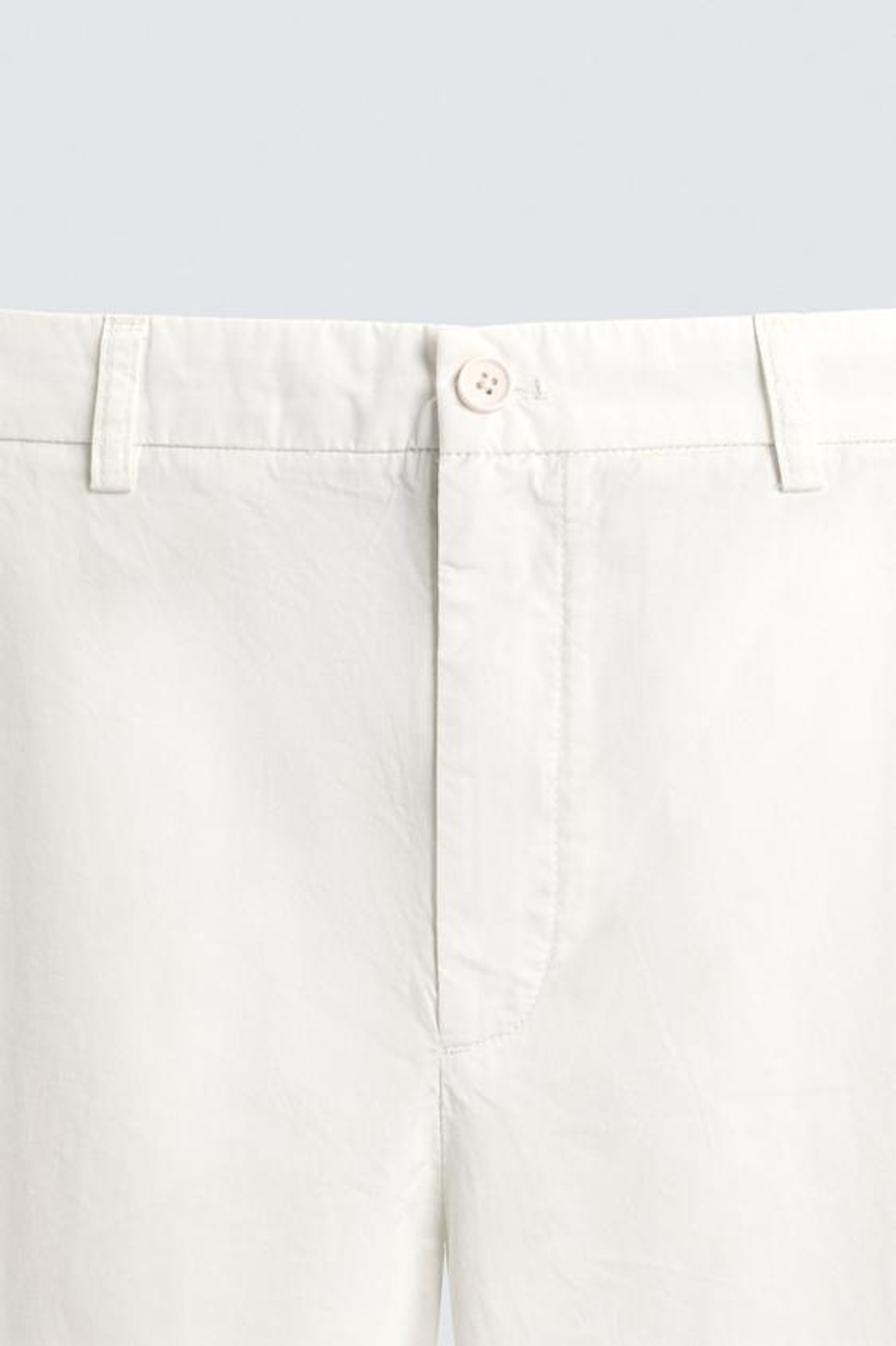 ZARA БРЮКИ КАРГО REGULAR FIT, ЖЕЛТОВАТО-БЕЛЫЙ