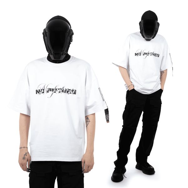 Футболка Upside Down Inverted Kimono белая - фото 2