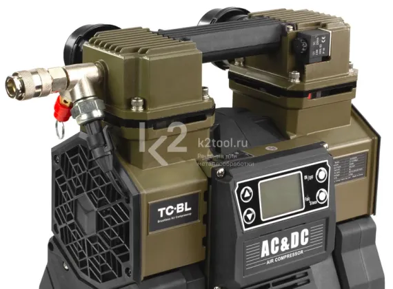 Поршневой безмасляный 2 в 1 компрессор TC-BL DC5090M