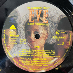 Винтажная виниловая пластинка LP The Alan Parsons Project Eve (Germany 1979) Damned If I Do