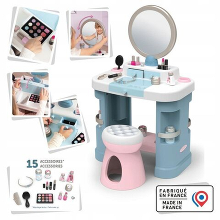 Игровой набор Smoby My Beauty - уалетный столик с зеркалом для девочек + 15 аксессуаров - Смоби 320249
