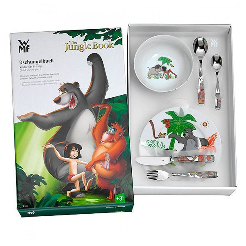 Набор детской посуды WMF 6 предметов The Jungle Book, Книга джунглей