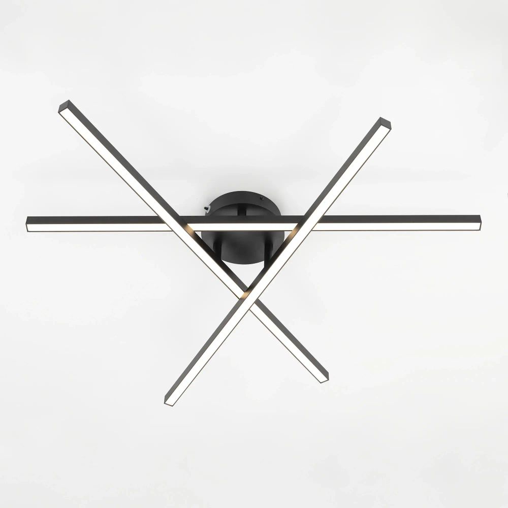 Citilux Стиг CL203131 LED Люстра потолочная с пультом Чёрная