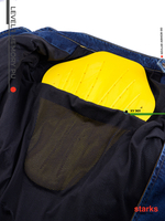 XY 901 Защитная вставка спина LEVEL 1 MEMORY PU (Желтый)