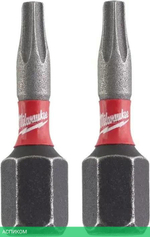 Бита Milwaukee Shockwave TX10 25мм 2шт (4932430871)