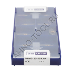 Пластина твердосплавная ISO VNMG160412-KMA ACK20E AHNO по чугуну, получистовая