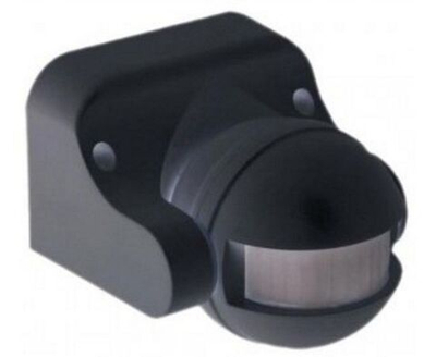 Датчик движения 1100Вт 12м 180 градусов IP44 настенный черный IEK ДД-009 LDD10-009-1100-002