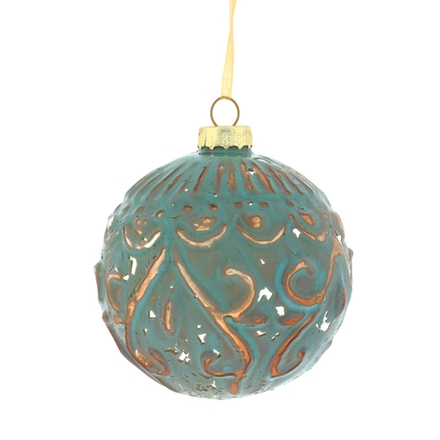 GAEM Украшение новогоднее Шар "Винтаж", D 8 см, L8 W8 H8 см