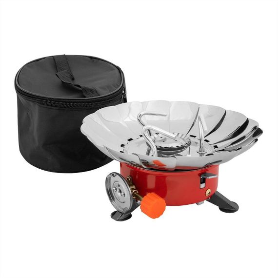 Плита газовая Helios мини в чехле с ветрозащитой (HS-AS-203)