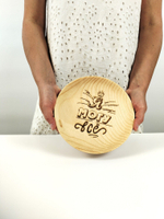 Тарелка деревянная мотивационная "Я могу всё"