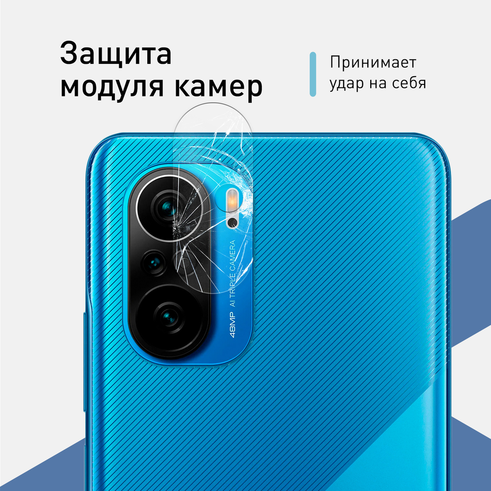 Стекло на камеру ROSCO для Poco F3 оптом (арт. XM-PF3-CLEAR-CAM-GLASS)