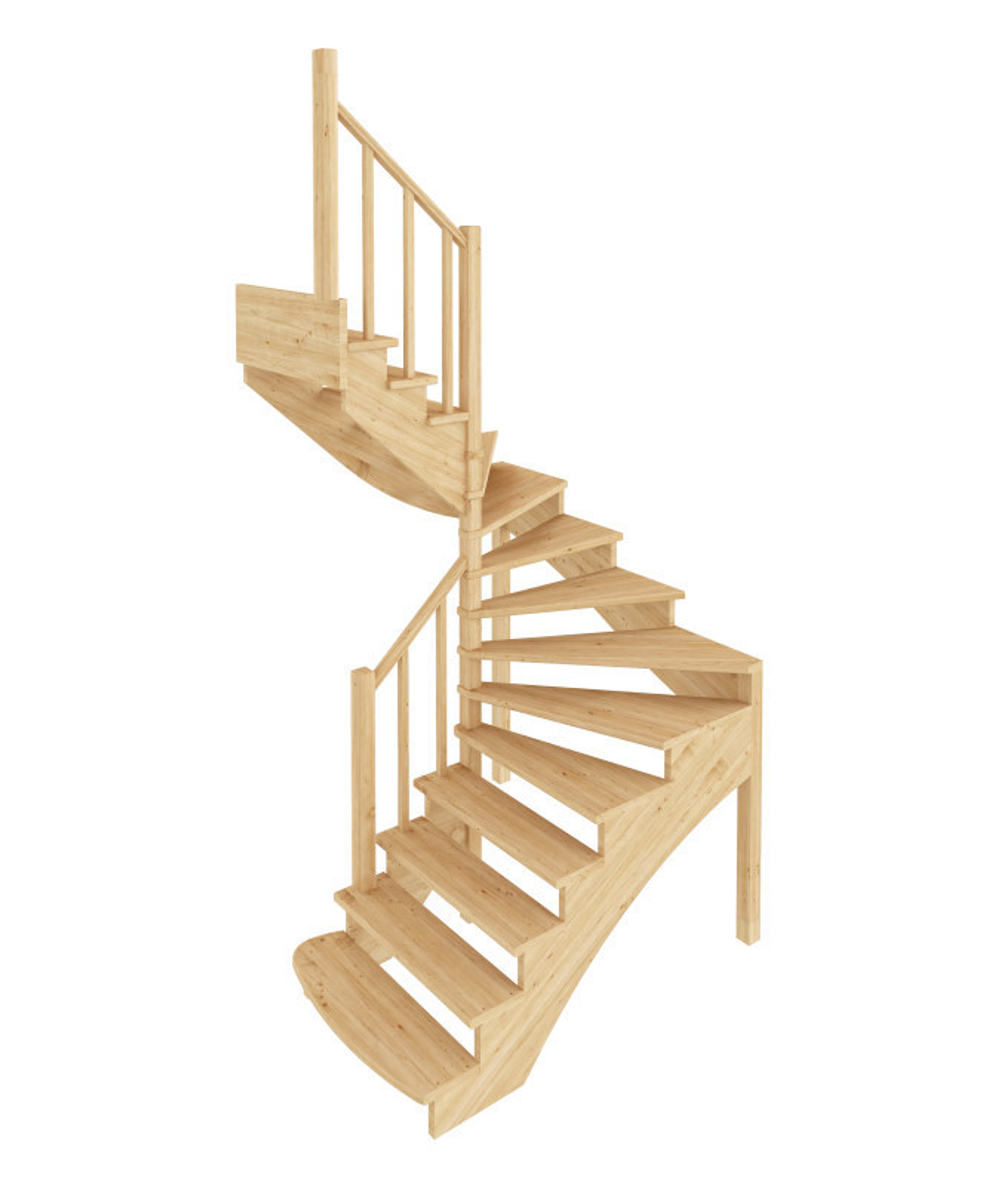 Лестница на второй этаж К-103м Левая