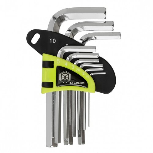 Набор шестигранных ключей ARMERO короткие Cr-V (9 шт)      A410/095