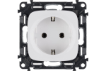 Розетка Legrand Valena Allure с лицевой панелью белая (автоматические клеммы) 753721