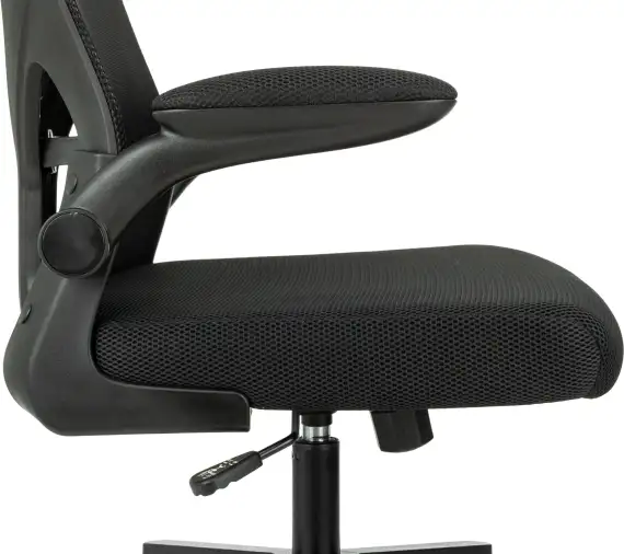 Кресло Бюрократ MC-101-H черный сетка/ткань с подголов. крестов. пластик