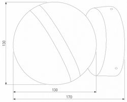 Светильник на штанге Elektrostandard Globo a060876