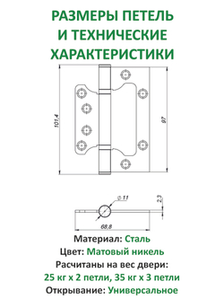 Ручки дверные межкомнатные с защелкой и фиксатором