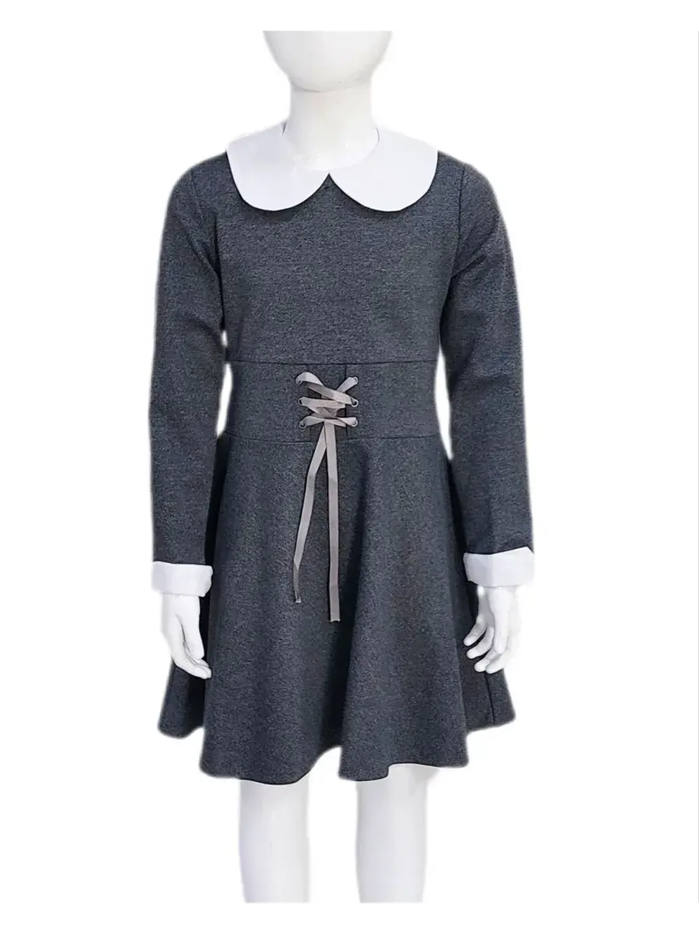 Школьное платье для худенькой девочки.