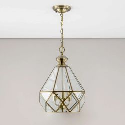 Citilux Витра-1 CL442130 Люстра подвесная витражная Бронза