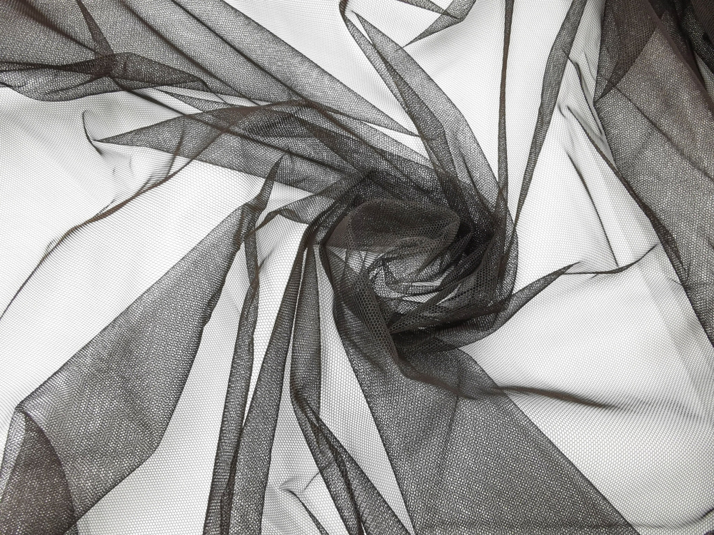 Бюстовая неэластичная сетка, Lauma, шоколад, (BS-111)