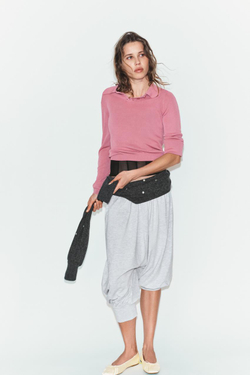 ZARA ОДНОТОННОЕ ПОЛО, ЦВЕТ РОЗОВОГО ДЕРЕВА