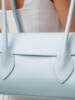 Кожаная сумка Viki DBR 31341 светло-голубой