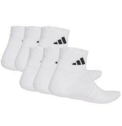 Теннисные носки Adidas Cushioned Essentials Ankle 6P - white/white/black