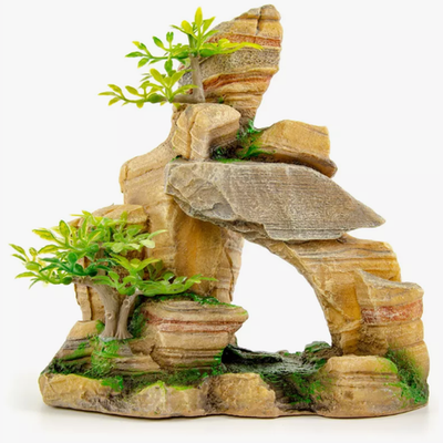 Exoprima декорация для аквариума "каменная арка", 16х8х17.5см!