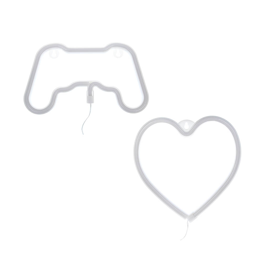 Светильник неоновый тм LADECOR 20x21 см, батарейки ААх3 (не в комплекте)