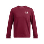 Баскетбольная толстовка Under Armour Rival Terry Lc Crew Burgundy Sweatshirt