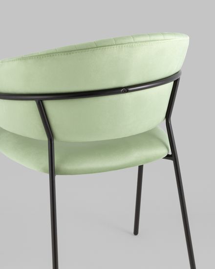 Стул Бруно велюр фисташковый