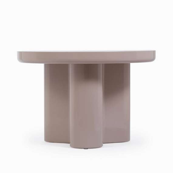 Кофейный стол Savanna Ø60х40 см, бежевый глянец