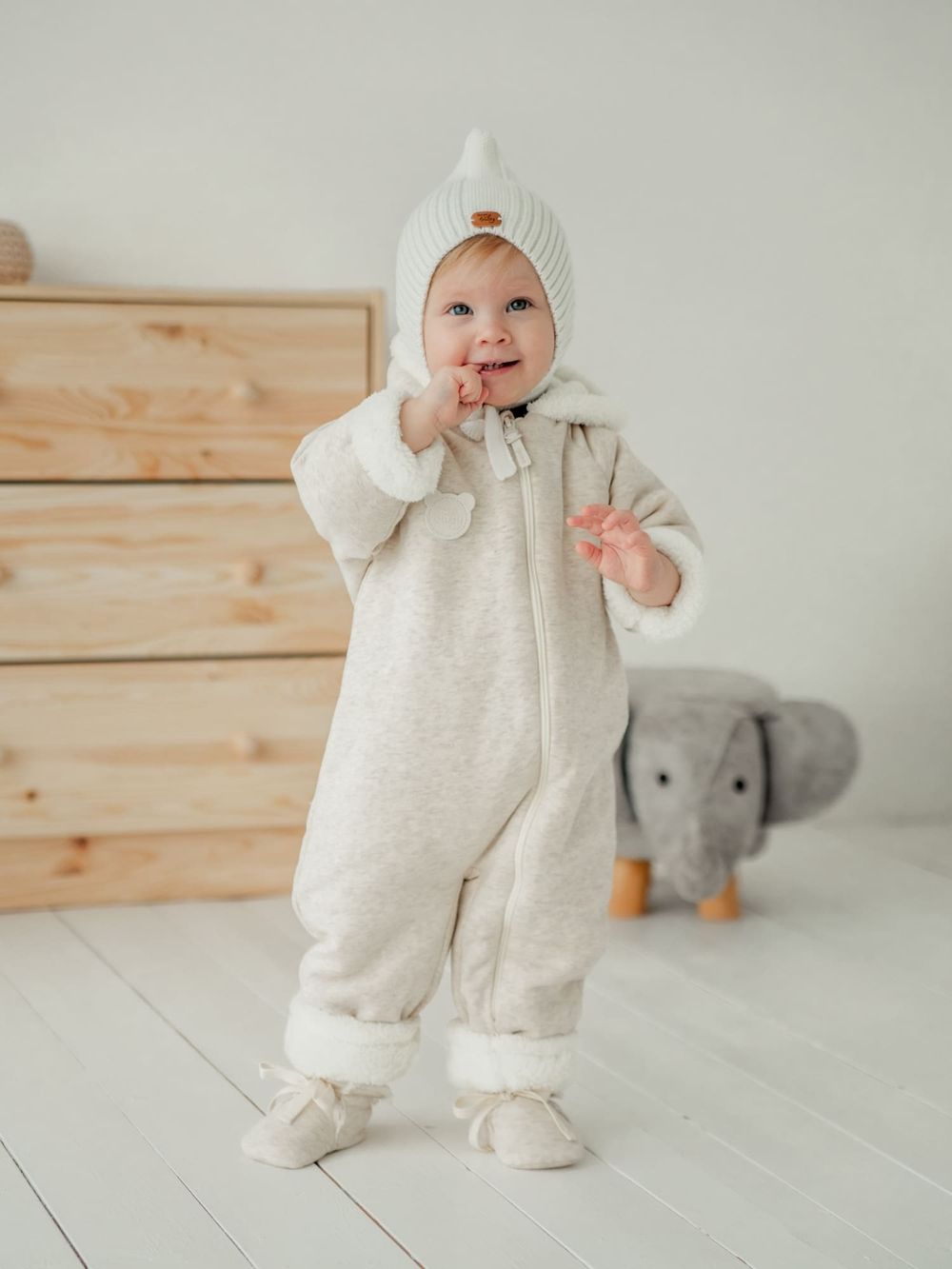 Моксы на меху "Ванильный пудинг" 0+