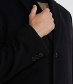 Хлопковое пальто h-hyde-c-224 BOSS BLACK - черный(50485199)