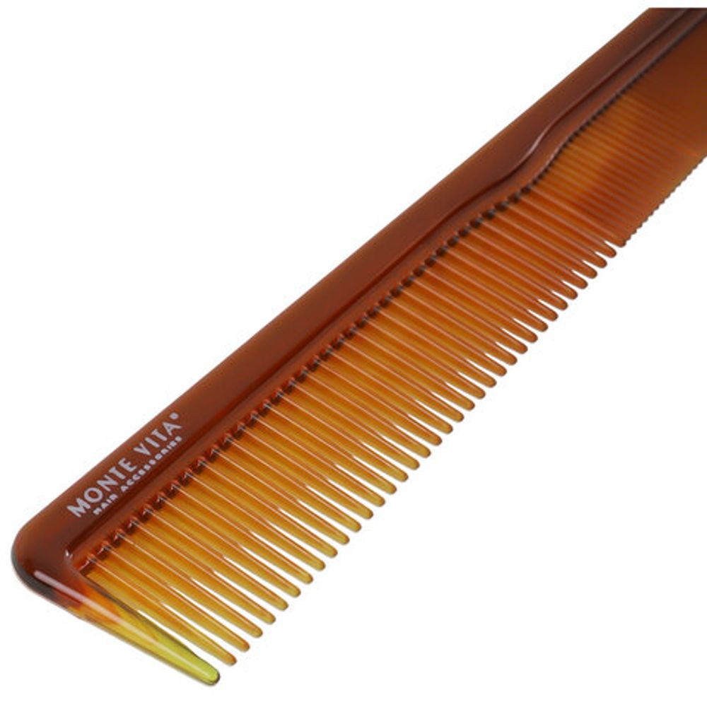 Расческа для волос, гребень 18,5х2,5 см, однорядная узкая MONTE VITA (МОНТЕ ВИТА), 457427