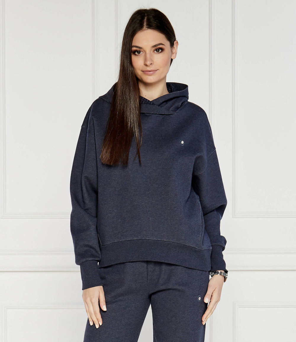 Худи Erkunden2 BOSS BLACK - темно-синий(50522096)