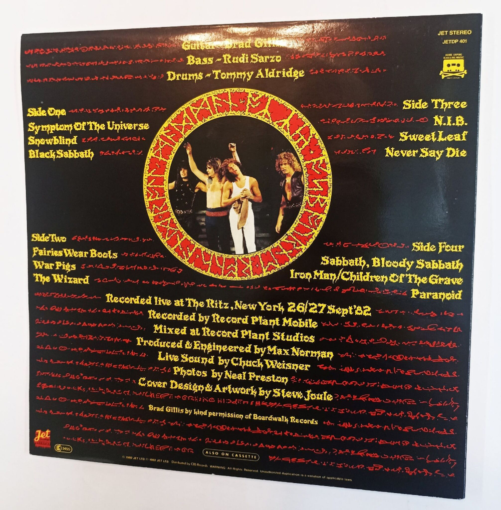 Винтажная виниловая пластинка Ozzy Osbourne Talk Of The Devil (UK 1982)