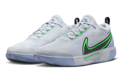 Мужские кроссовки теннисные Nike Zoom Court Pro Clay - football grey/green strike/gridiron