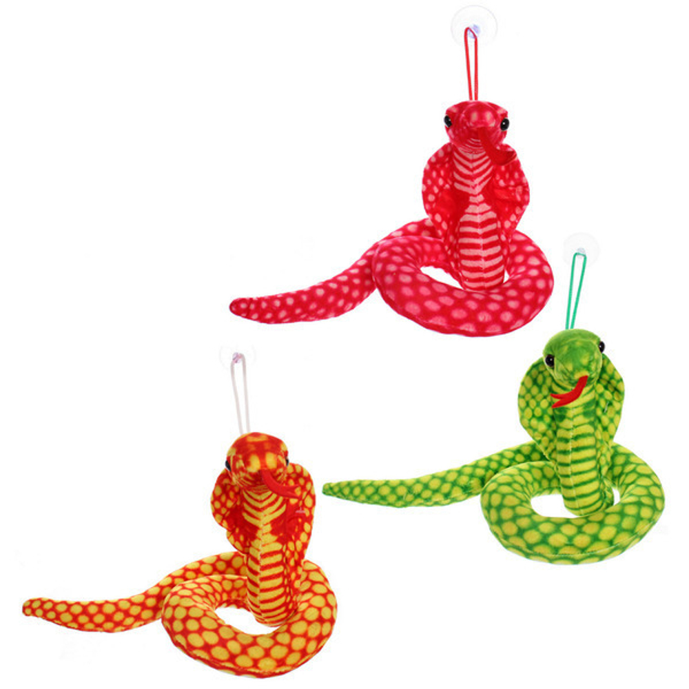 Мягкая игрушка «Змея» Из пустыни» 15 см, микс