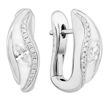 Серьги с Бриллиантами, Эмаль, E0123-80/3