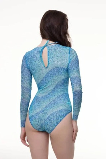 Купальник с рукавами "Омар"