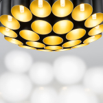 720227 Люстра SIENA 22х40W G9 ЧЕРНЫЙ/ЗОЛОТО