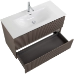 Тумба с раковиной BelBagno 120 UNO-1200-2C-SO-СO+BB-8099-120 бежевая матовая