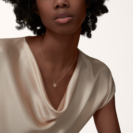 Подвеска Cartier Trinity pendant с бриллиантами