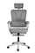 Кресло для руководителя Gramber С26 Сетка серая/Ткань серая/Белый