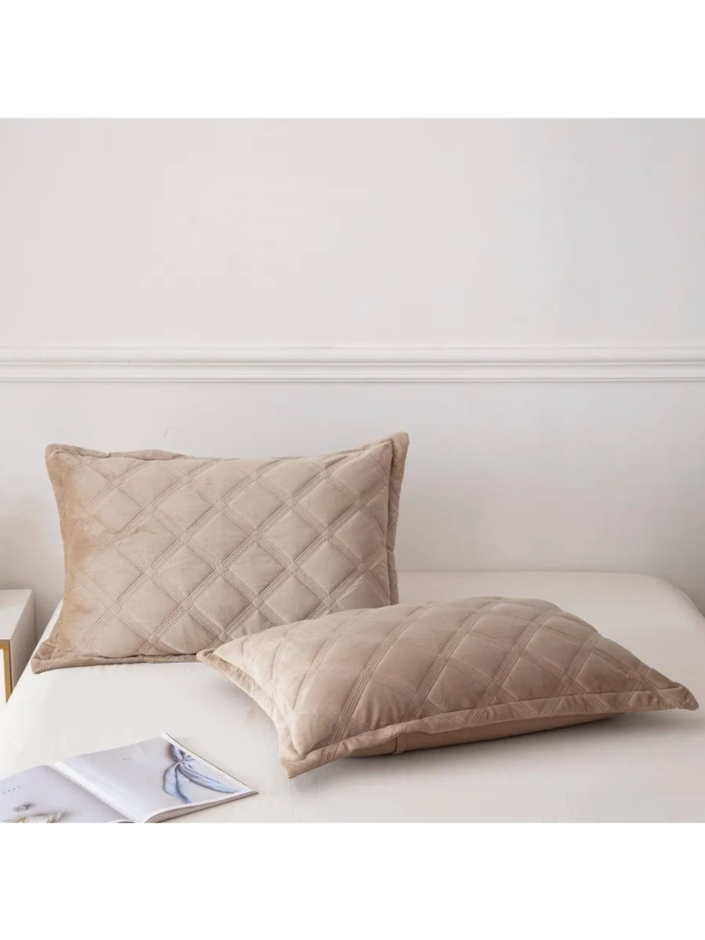 Декоративная наволочка 50х70 2 шт с молнией для подушки