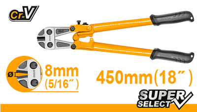 Болторез 450мм, до 8мм INGCO HBC1818 SUPER SELECT