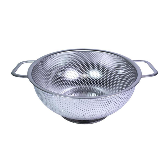 Дуршлаг 25 см нерж. на подставке круглый 2 ручки P.L. Proff Cuisine