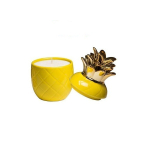 Свеча Ананас жёлтая