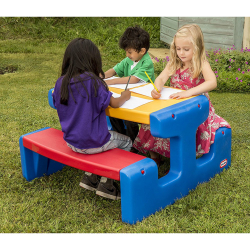 Пикниковый столик Little Tikes 4795 красно-синий для детей от 18 месяцев — фото 2